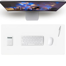 레토 가죽 마우스 장패드 800 x 400 mm LMP002XLC, 1개, 화이트 가전디지털/키보드/마우스 반품 최저가 8,450원