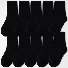 노디자인 학생용 베이직 골지 중목 양말 10족 세트 패션의류/잡화/남성패션 반품 최저가 9,660원