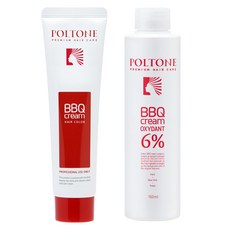 폴톤 BBQ 크림 150ml + 옥시던트 6% 산화제 150ml 세트, 6GR 새치를 위한 적빛 황갈색, 1개 뷰티/헤어 반품 최저가 3,110원