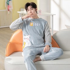 세컨핑크 남성용 엠버서더 극세사 수면 잠옷 상하의 세트 패션의류/잡화/속옷/잠옷 반품 최저가 11,220원