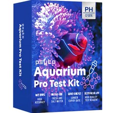 페이토 프로 pH 산성도 수질 측정 테스터 시약 해수 담수 겸용, 1개 반려동물용품/관상어 용품 반품 최저가 8,710원