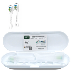 올데이해피 여행용 전동칫솔 케이스 화이트 + 칫솔모 2p 세트, 필립스, 1개 가전디지털/건강가전 반품 최저가 11,160원