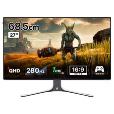 델 QHD 에일리언웨어 240Hz 280Hz 1ms IPS Nano 게이밍 모니터, 68.5cm, AW2723DF 가전디지털/모니터 반품 최저가 532,170원