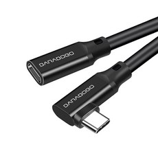 바라보고 ㄱ자 USB3.2 C타입 GEN2 4k 연장케이블 10Gbps, 50cm, 1개, 블랙 가전디지털/차량용 디지털 반품 최저가 8,600원