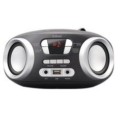 인켈 휴대용 오디오 FM 라디오 CD플레이어, 블랙실버, IK-C515CD 가전디지털/음향기기 반품 최저가 74,400원