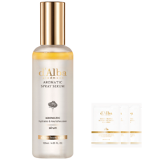 달바 화이트 트러플 퍼스트 아로마틱 스프레이 세럼 120ml + 약산성 젤클 3ml x 3p 세트, 1개 뷰티/스킨케어 반품 최저가 41,640원