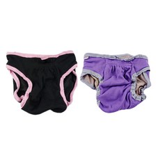 펫나인 반려동물 벨크로 매너팬츠 블랙 + 퍼플, S, 1세트 반려동물용품/펫티켓 산책용품 반품 최저가 2,950원