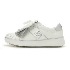 여성용 NEW CLASSIC 화이트 홀로그램 와펜 포인트 소가죽 태슬 스파이크리스 골프화 undefined/undefined 반품 최저가 13,290원