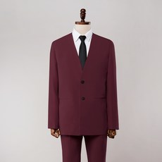 디엘크리 남성용 빅사이즈 베이직핏 노카라 자켓 + 팬츠 정장세트 패션의류/잡화/남성패션 반품 최저가 69,820원