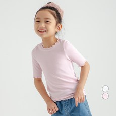 롤리트리 아동 프릴 골지 티셔츠 패션의류/잡화/유아동패션 반품 최저가 5,260원