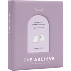 아이코닉 아카이브 2단 콜북 포토카드 폴라로이드 앨범, 03 Lavender, 20매 가전디지털/카메라 반품 최저가 6,040원