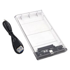 컴스 USB Type C 2.5형 외장하드 케이스 투명 IH593 가전디지털/PC부품 반품 최저가 10,870원