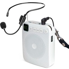 코시 유선 강의용 휴대용 가이드 마이크 앰프, AM4078MKBT, 화이트 가전디지털/음향기기 반품 최저가 18,870원