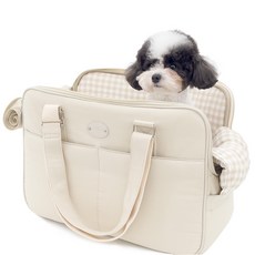 펫츠랜드 모먼트백 + 이너쿠션 세트 패브릭캐리어, 샌드베이지, 1세트 반려동물용품/강아지 용품 반품 최저가 61,870원