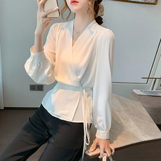 루나걸 벨트라 블라우스 패션의류/잡화/여성패션 반품 최저가 6,490원