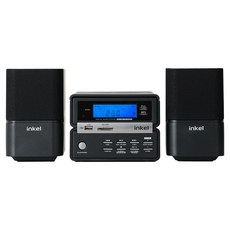 인켈 올인원 미니 컴포넌트 + 분리형 오디오 블루투스 스피커 세트, IK-CP250MC, 블랙 가전디지털/음향기기 반품 최저가 92,500원