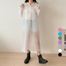 깨비다 남녀공용 다회용 EVA 레인코트 우비 패션의류/잡화/남성패션 반품 최저가 2,220원