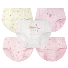 딩동댕키즈 여아용 해피러블리 순면 삼각팬티 5종 세트 GP047 패션의류/잡화/유아동패션 반품 최저가 9,900원