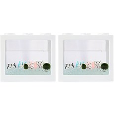 KANGGUN SHOP 부엉부엉 블럭 어항 + 부엉이4p + 흰색자갈 145g 세트, 화이트, 2세트 반려동물용품/관상어 용품 반품 최저가 9,500원