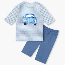 유니프랜드 아동용 블루카 슬럽 7부 상하복 세트 패션의류/잡화/유아동패션 반품 최저가 9,900원