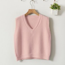 아베크 레이어드 캐주얼 단색 니트 조끼 패션의류/잡화/여성패션 반품 최저가 11,460원