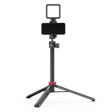 울란지 브이로그 셀카봉 6단 삼각대, MT-44(블랙), 1개 가전디지털/1인방송 전문관 반품 최저가 17,840원