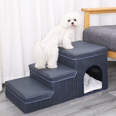 카무라라 반려동물 수납 계단집, 네이비, 1개 반려동물용품/강아지 용품 반품 최저가 30,940원