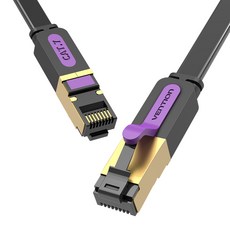 벤션 칼국수형 CAT.7 랜선 랜케이블 SSTP 10Gbps, f.블랙 5m, 1개, 5m 가전디지털/PC주변기기 반품 최저가 12,640원