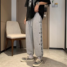 남성용 PDS패션 패턴 안감으로 포인트를 준 옆트임 발목 조절 가능한 조거팬츠 패션의류/잡화/남성패션 반품 최저가 9,910원