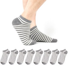 시너싹스 남성용 파스텔 링글 스니커즈 양말 8켤레 세트 패션의류/잡화/남성패션 반품 최저가 8,210원