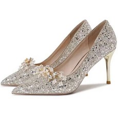 페이퍼먼츠 진주 플라워 셀프웨딩 파티 드레스 화 하이힐 01124 6cm 패션의류/잡화/여성패션 반품 최저가 32,880원