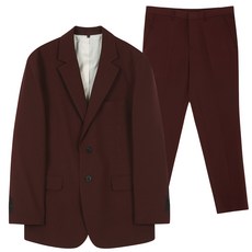 언탭트 남성용 베이직핏 투버튼 정장수트 팬츠 세트 패션의류/잡화/남성패션 반품 최저가 66,910원