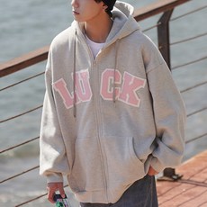 데이소이 LUCK 후드집업 패션의류/잡화/남녀 공용 의류 반품 최저가 9,490원