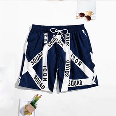 남성용 루즈핏 패션 수영 비치 팬츠, 네이비 패션의류/잡화/남성패션 반품 최저가 5,640원