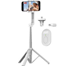 셀루미 미니멀리즘 휴대폰 셀카봉 샤이닝 화이트 95cm + 홀더 세트, SEL-AT120S(화이트), 1개 가전디지털/1인방송 전문관 반품 최저가 11,480원