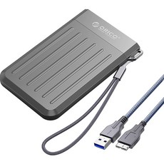 오리코 SSD HDD 외장 하드 케이스 USB3.1 5Gbps 그레이, M25U3, 1개 가전디지털/저장장치 반품 최저가 12,690원