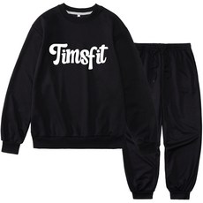 TIMSFIT 남녀공용 빅사이즈 시그니처 빅로고 맨투맨 조거팬츠 셋업 패션의류/잡화/남녀 공용 의류 반품 최저가 20,830원
