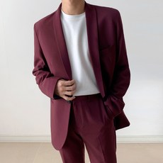 빌락트 남성용 베이직핏 슬림라펠 정장 자켓 + 팬츠 세트 패션의류/잡화/남성패션 반품 최저가 7,770원