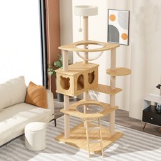 큐러스펫 고양이 우주선 캣타워 대형, 혼합색상, 1개 반려동물용품/고양이 용품 반품 최저가 46,060원