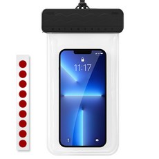 모모켓 엠프루프 IPX8 등급 스마트폰 방수팩 4중잠금 방수 케이스, 블랙, 1개 가전디지털/휴대폰 액세서리 반품 최저가 3,990원