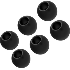 디비누스 벨벳 이어폰 이어팁 6p MS, 블랙, 1개 가전디지털/음향기기 반품 최저가 12,140원