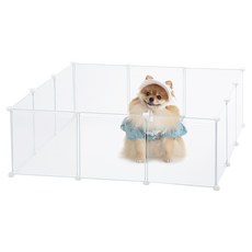 탐사 반려동물 울타리 12p, 투명, 12개 반려동물용품/강아지 용품 반품 최저가 10,380원