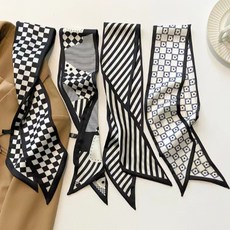 여성용 쏘앤영 블랙 쁘띠 장식용 스카프 4종 세트 패션의류/잡화/여성패션 반품 최저가 8,800원