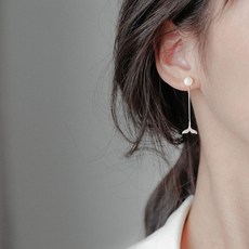 바이비드 여성용 고래꼬리 진주 디테쳐블 귀걸이 롱 패션의류/잡화/여성패션 반품 최저가 5,070원