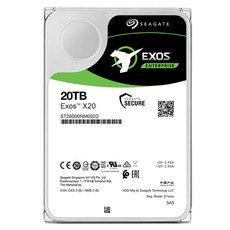 씨게이트 Exos X20 HDD, ST20000NM002D, 20TB 가전디지털/저장장치 반품 최저가 672,660원