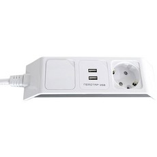네모탭 일반충전 A타입 멀티탭 2구 SY-NA2 USB, 3m, 혼합색상, 1개 가전디지털/PC주변기기 반품 최저가 18,950원