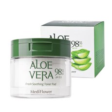 메디플라워 알로에 베라 프레쉬 수딩 토너패드 180ml, 60매입, 1개 뷰티/스킨케어 반품 최저가 7,440원