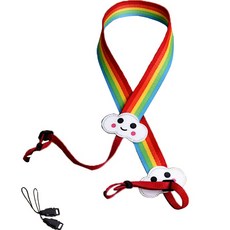 살림앤 도트 카메라 넥 스트랩 레인보우, 1개 가전디지털/카메라 반품 최저가 4,960원