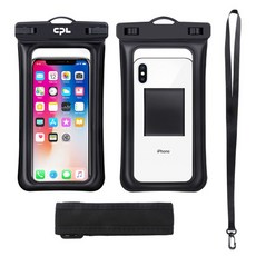 CPL 물에 뜨는 4중 잠금 스마트폰 방수팩, 블랙, 1개 가전디지털/휴대폰 액세서리 반품 최저가 2,800원