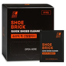 슈브릭 퀵 신발클리너 25개입 패션의류/잡화/여성패션 반품 최저가 7,830원
